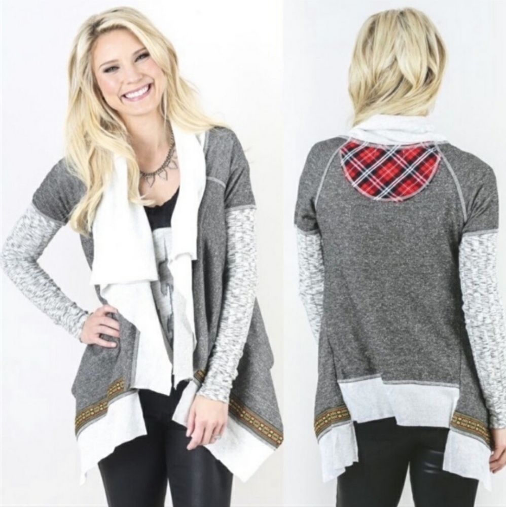 Anthropologie Scrapbook Terry Open Front Cardigan